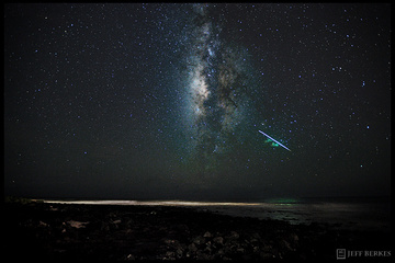 2010 Perseid Meteor over Kauai, HI